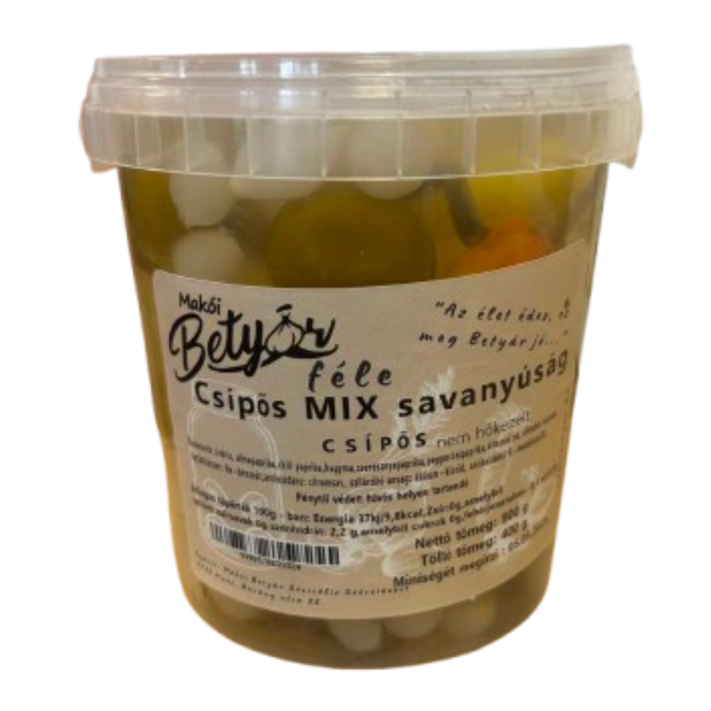 Csípős mix savanyúság 400g