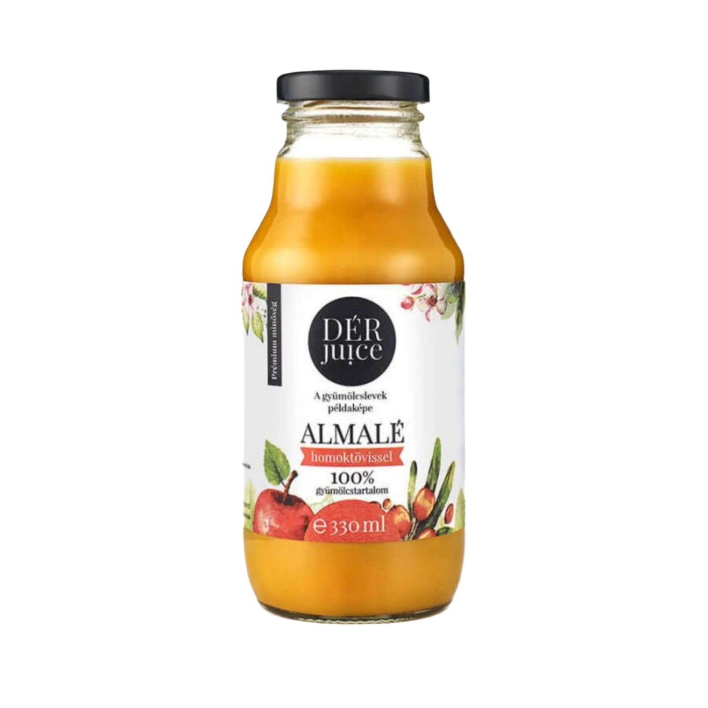 Dér Juice Almalé Homoktövissel 90-10% 0,33l
