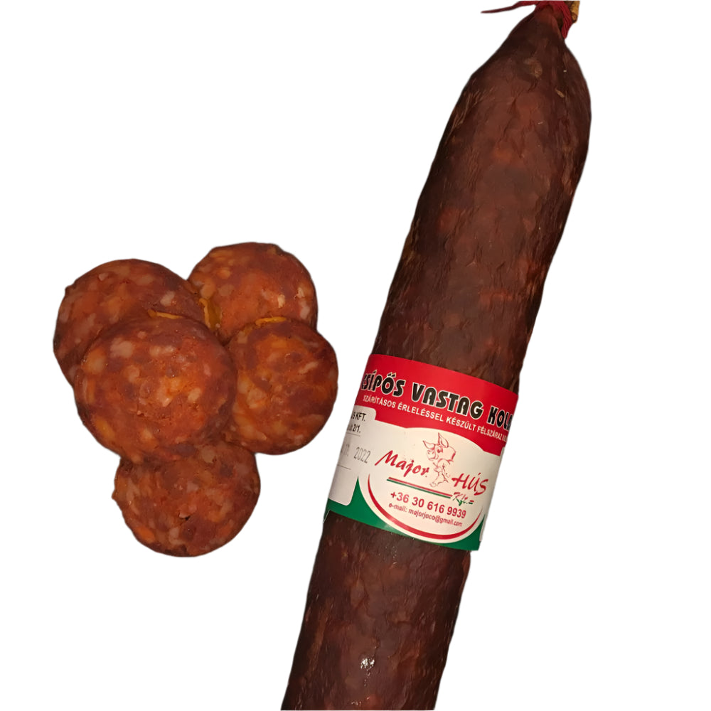 Makói vastagkolbász csípős