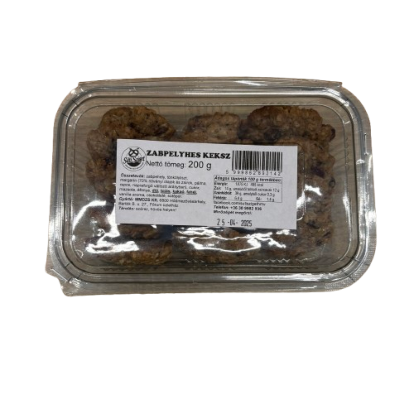Zabpelyhes keksz 200g