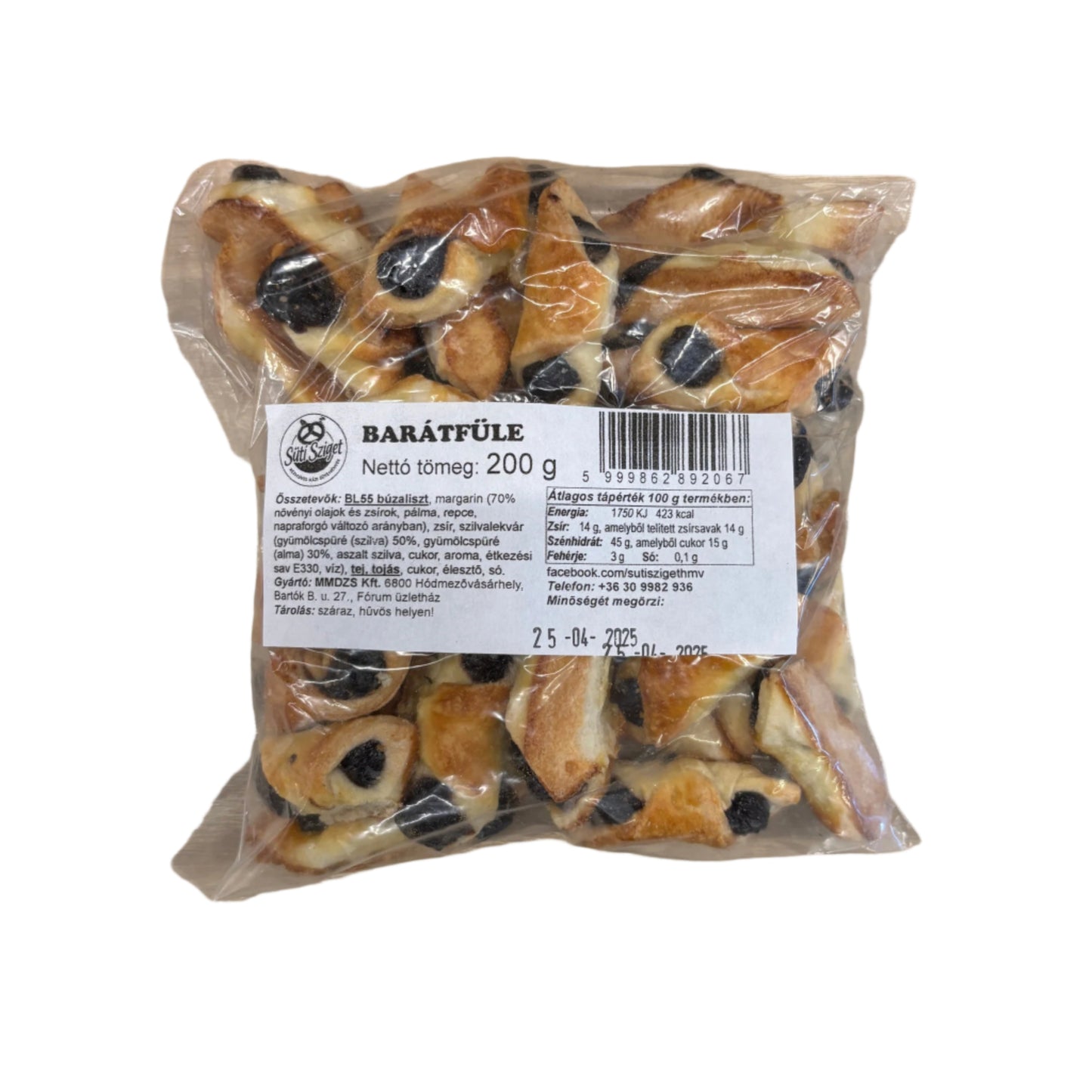 Szilvás barátfüle 200g