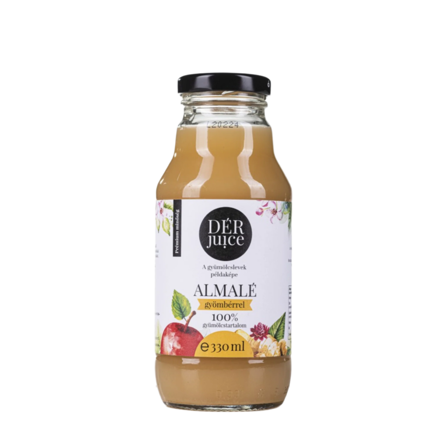 Dér Juice Almalé Gyömbérrel 98-2% 0,33l