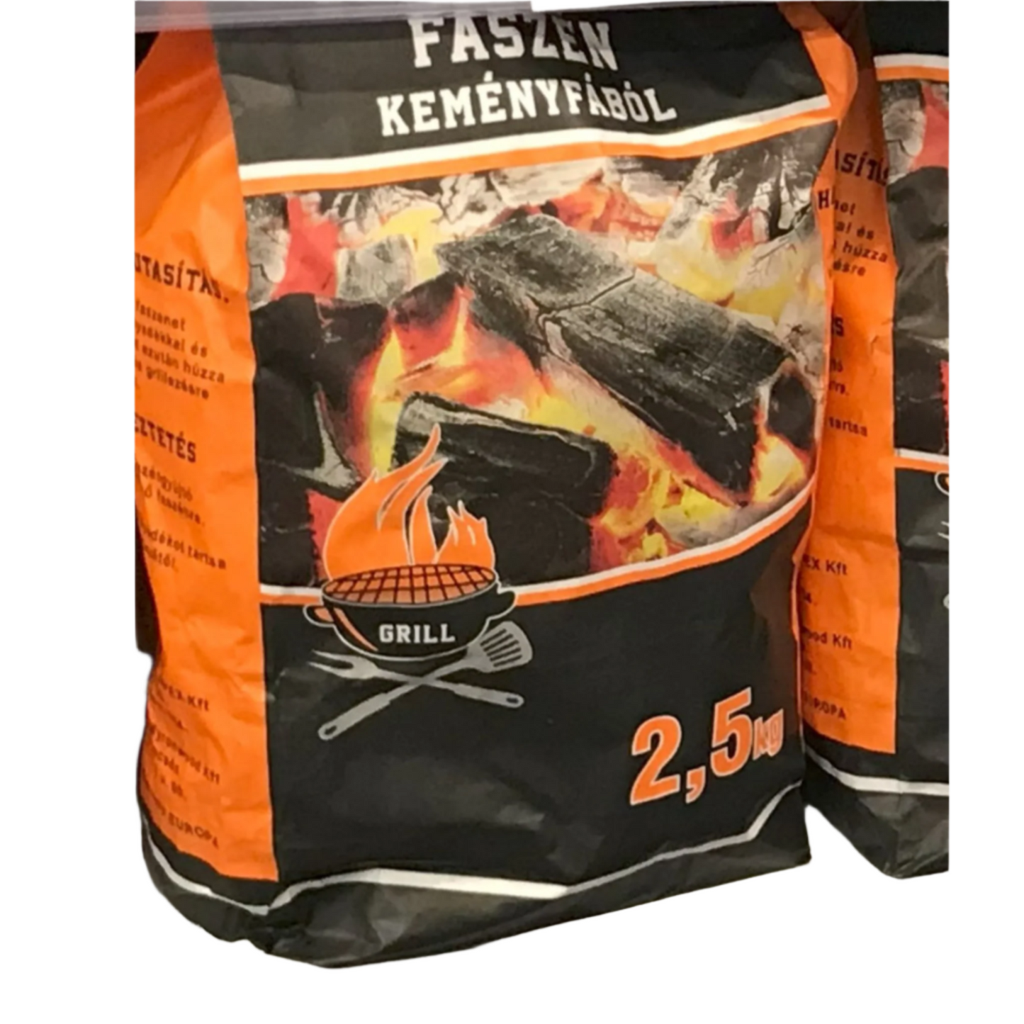Grill faszén keményfából 2,5kg