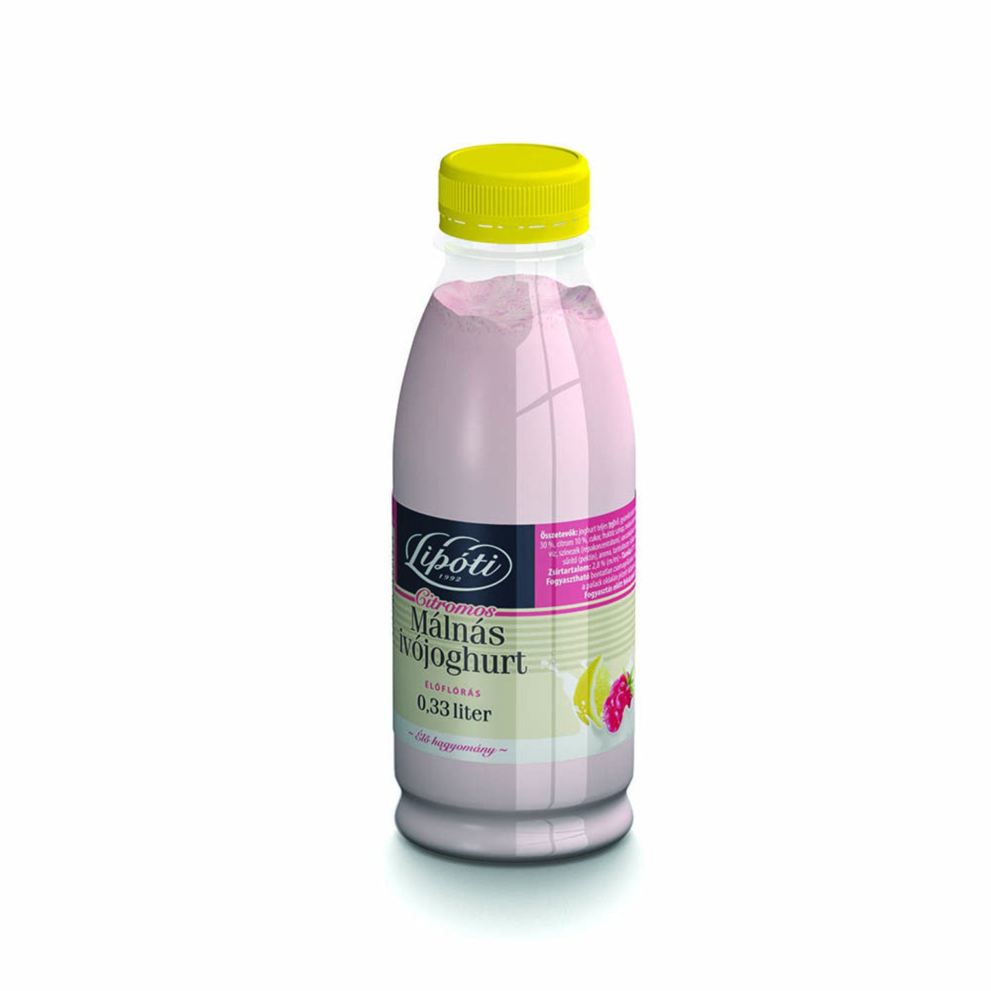 Ivójoghurt citrom-málna 330ml