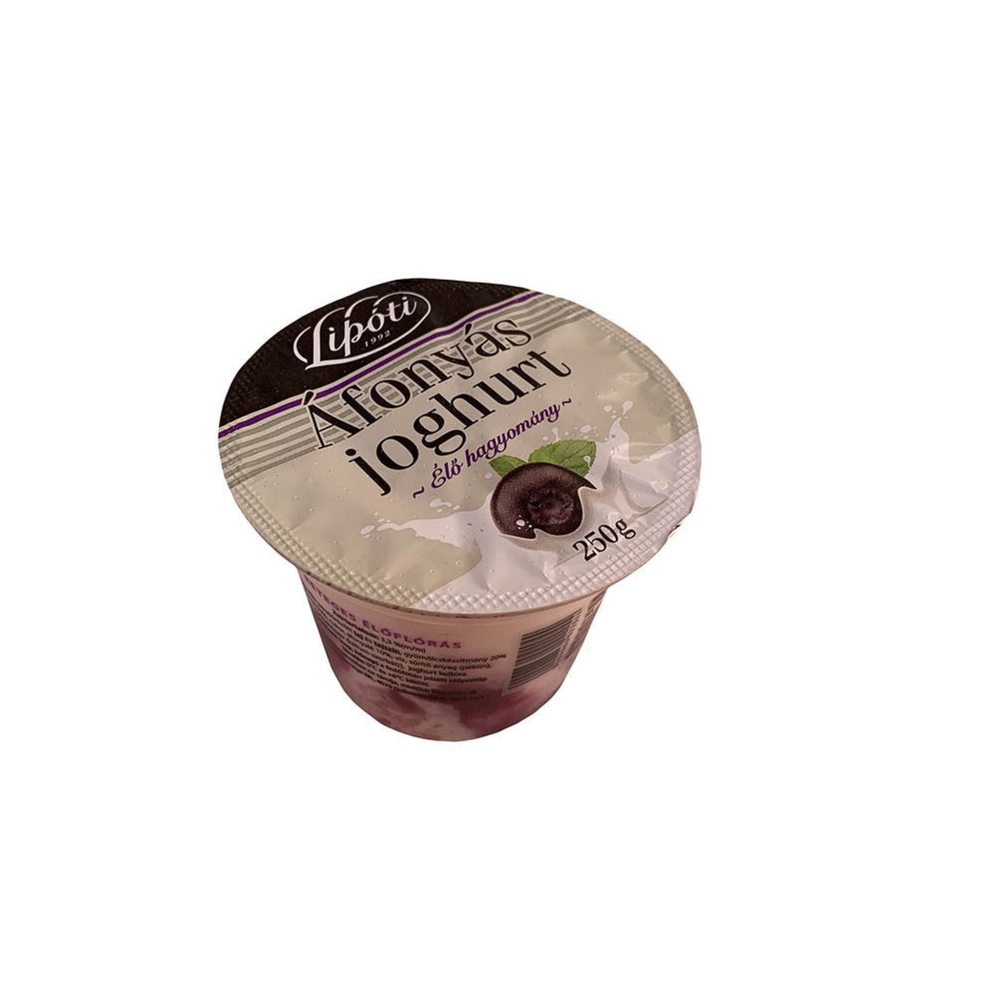 Áfonyás joghurt 250g