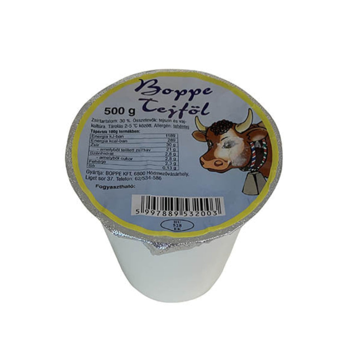 Boppe tejföl 30% 500ml