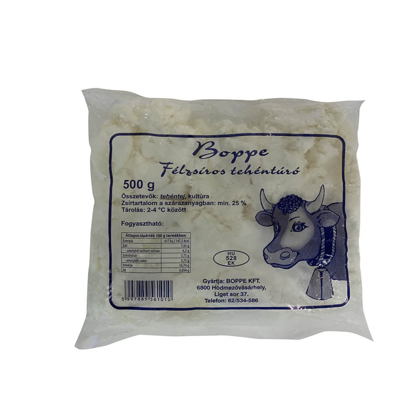 Boppe házi jellegű túró 500g