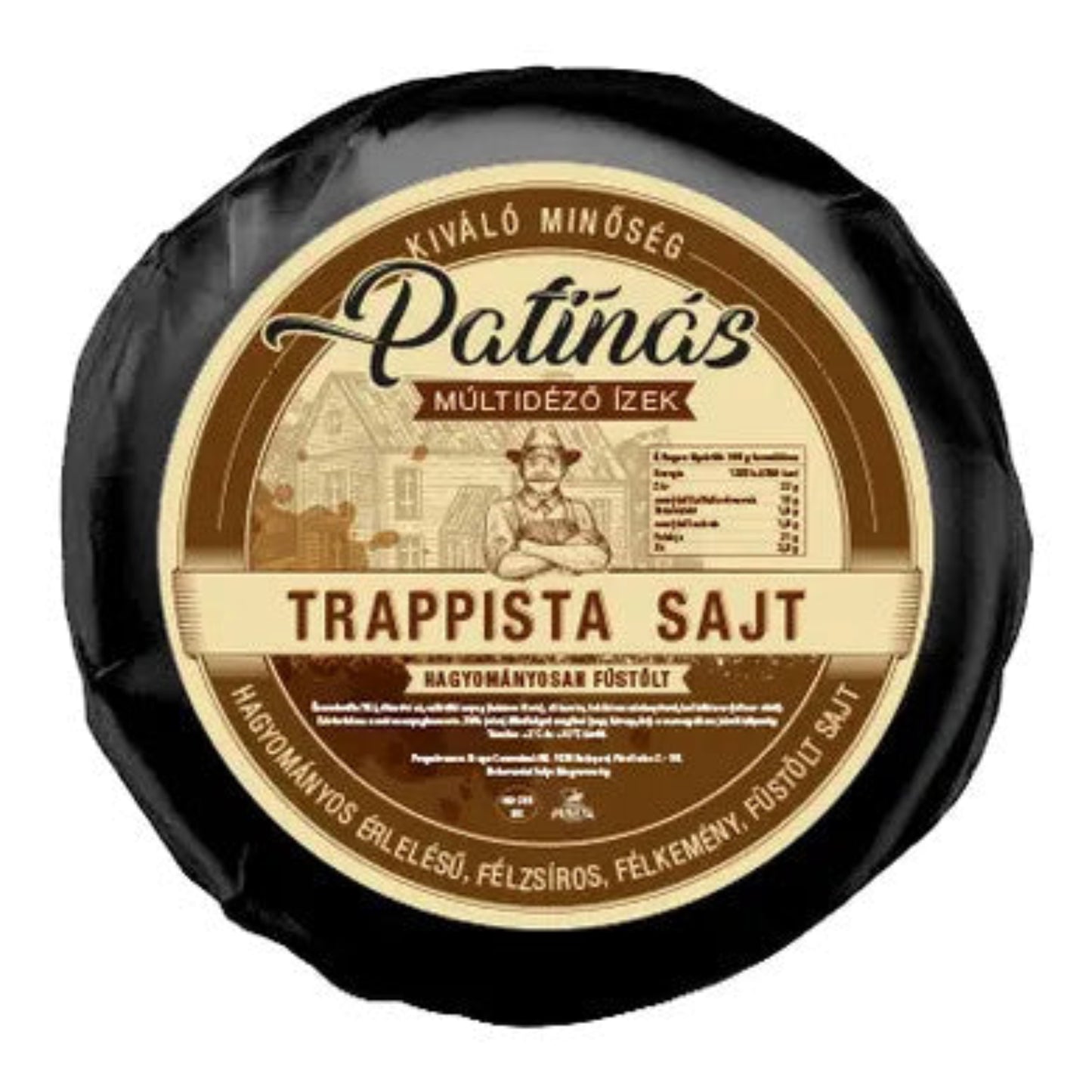 Füstölt trappista sajt