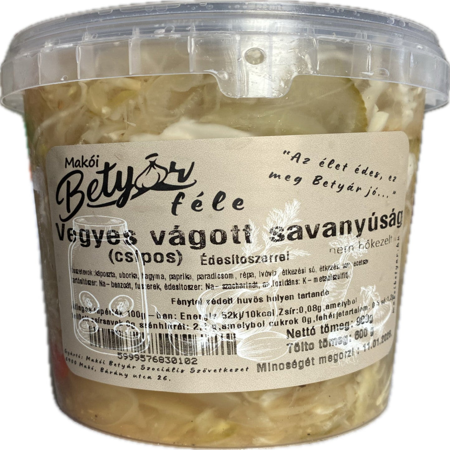 Vegyes vágott / Csalamádé (csípős) 600g