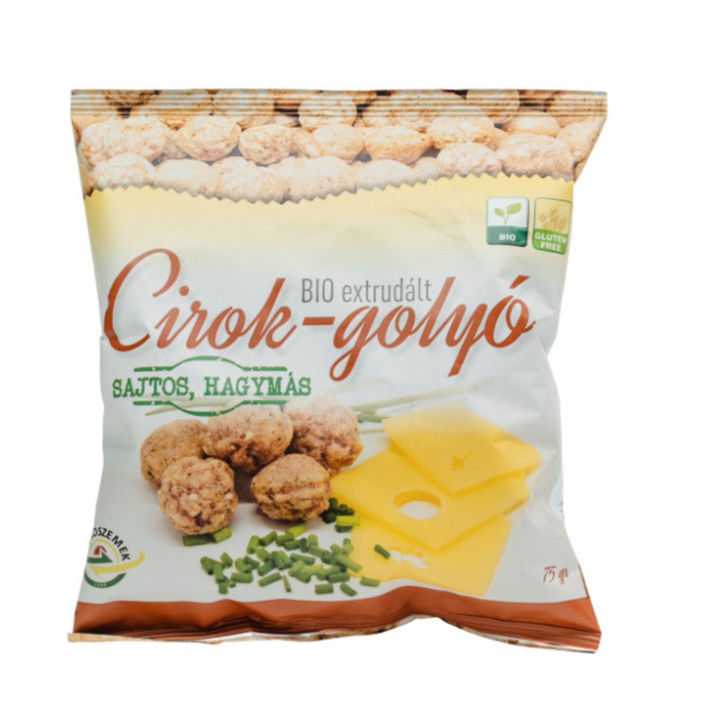Sajtos-hagymás cirok-golyó 75g