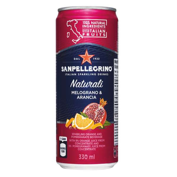 San Pellegrino, Gránátalmás-narancsos 0,33l