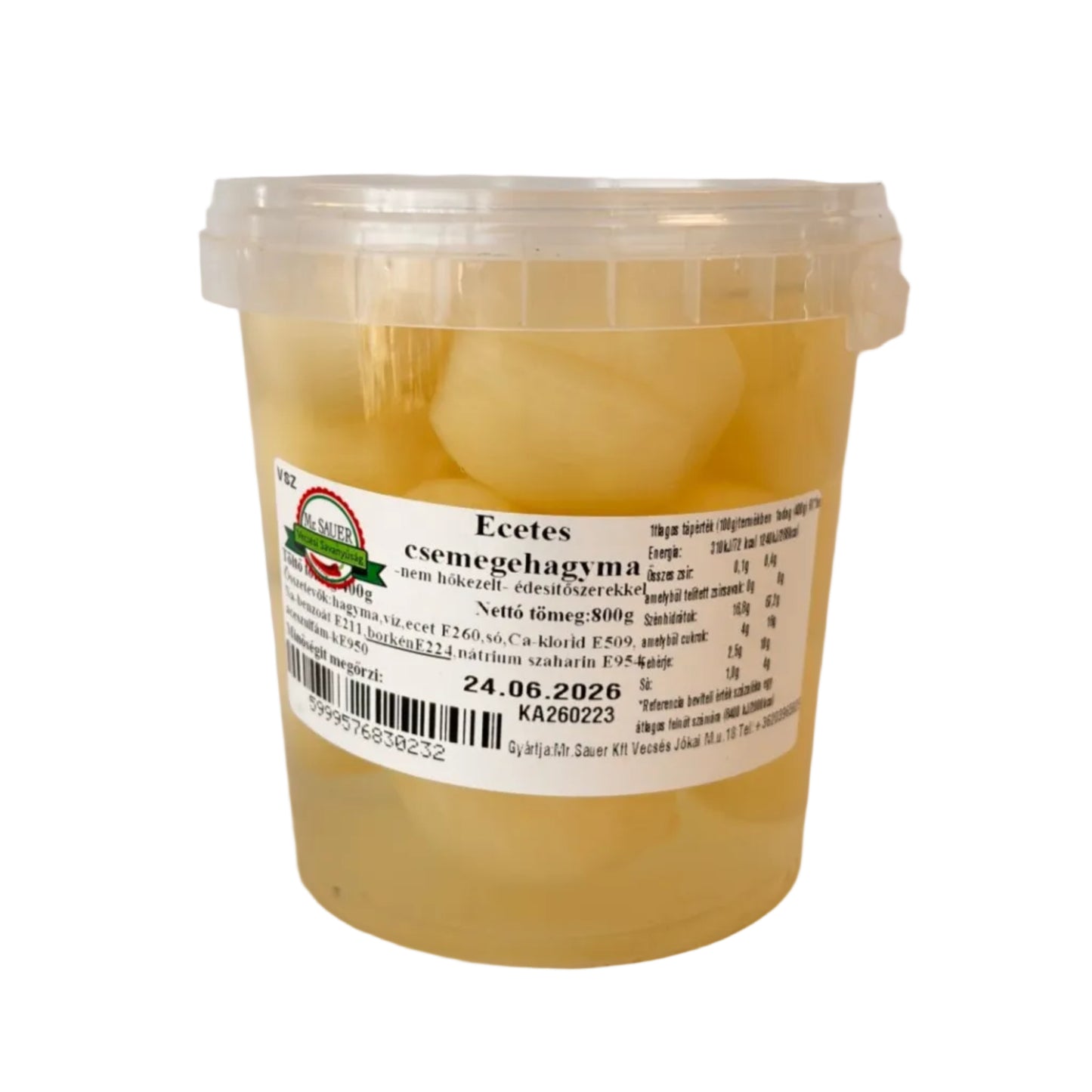 Ecetes csemegehagyma 400g