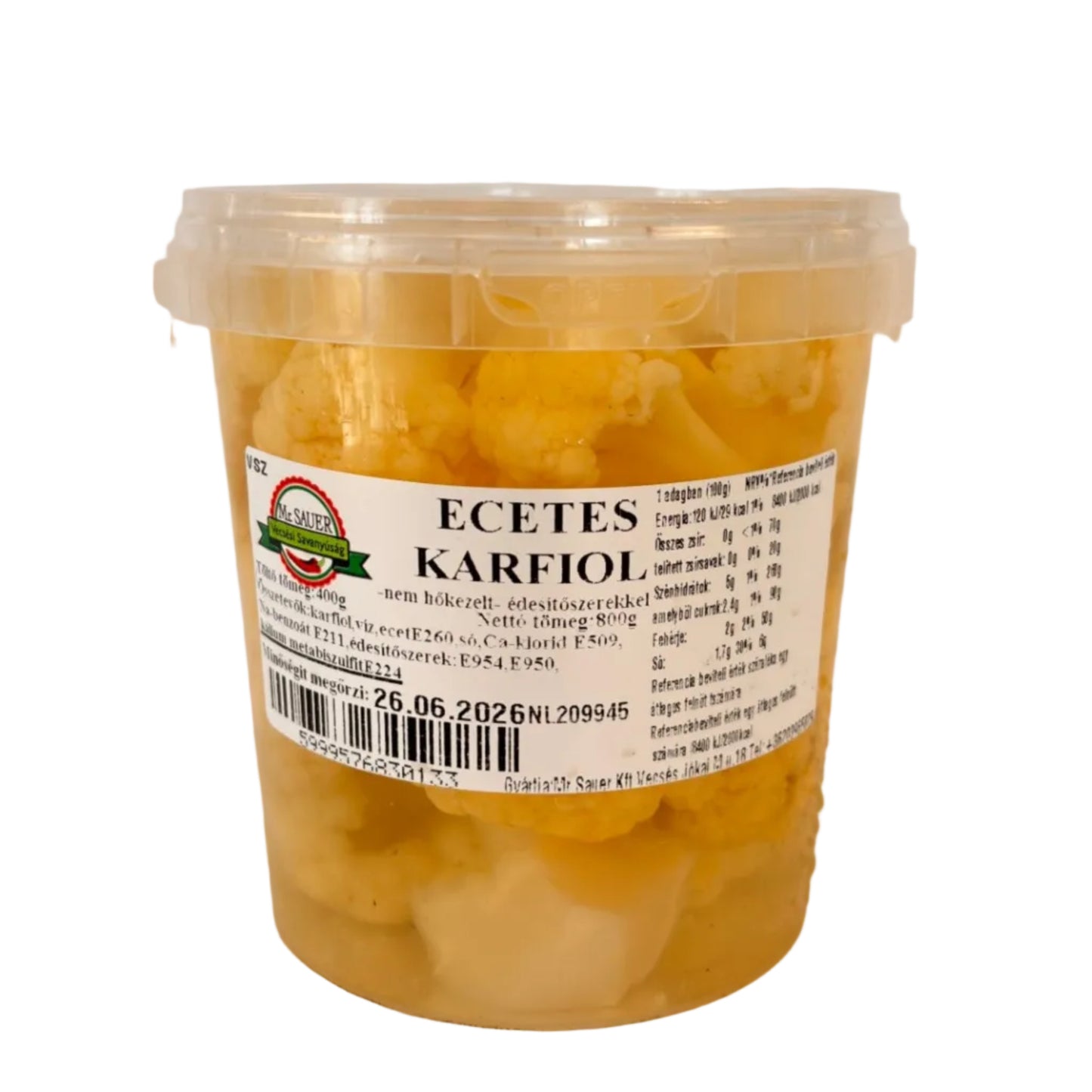 Ecetes karfiol 400g