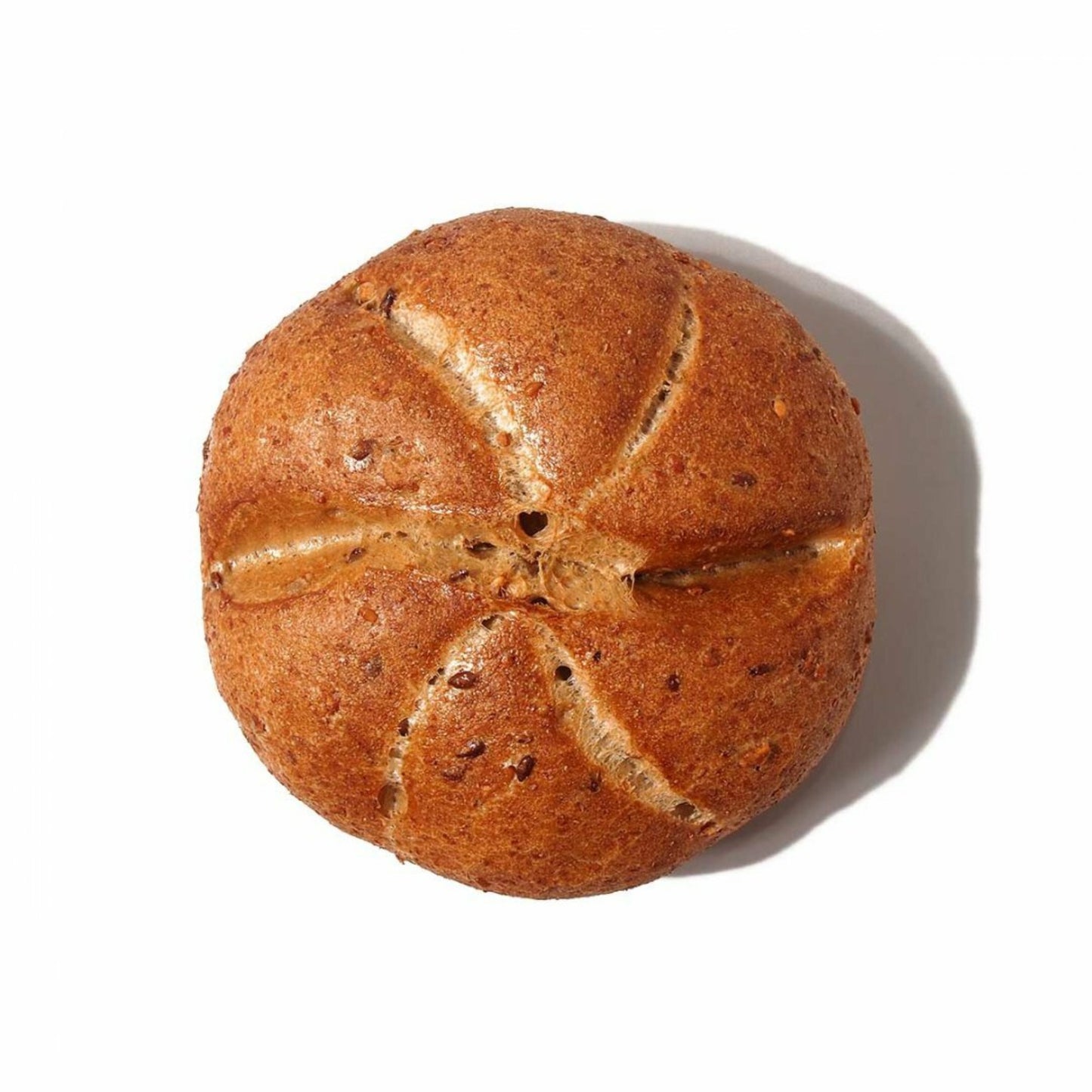 Teljes kiőrlésű magos bécsi zsemle 60g