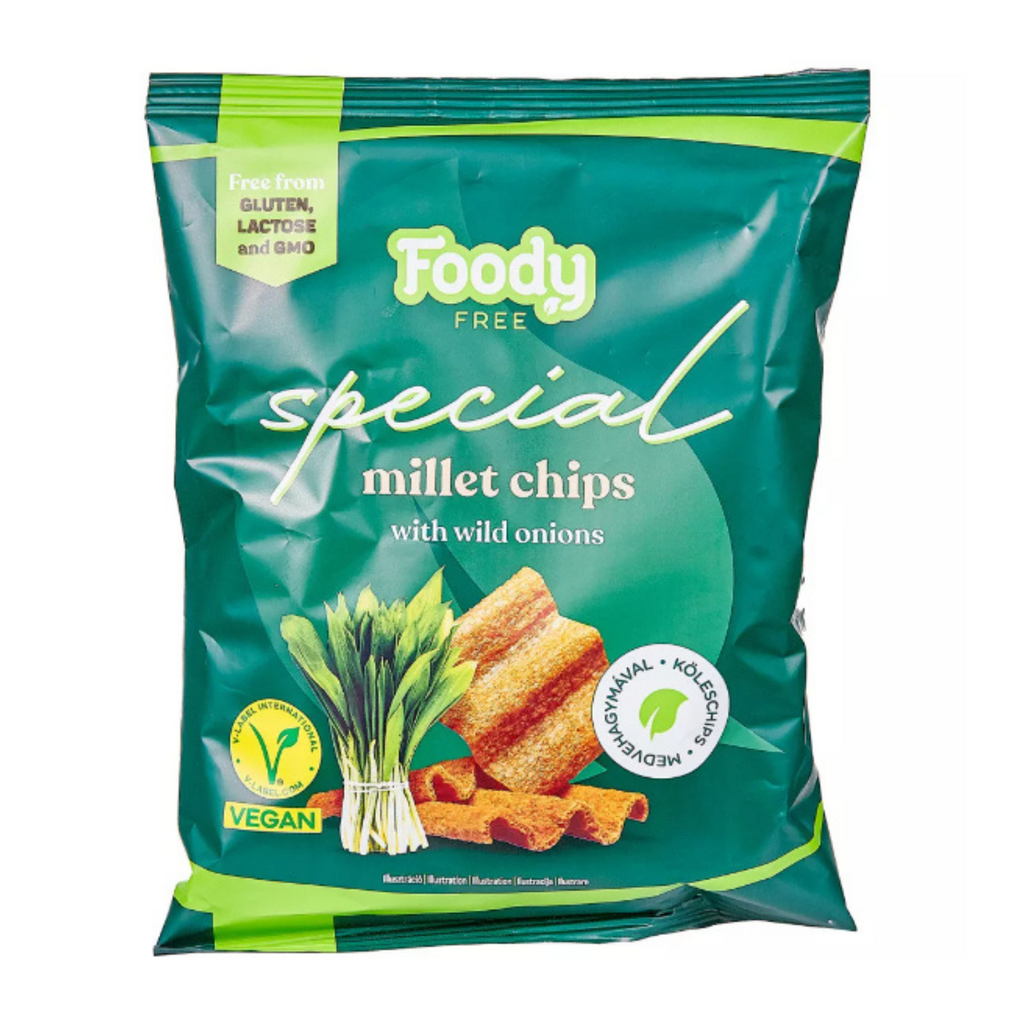 Medvehagymás köles chips 45g