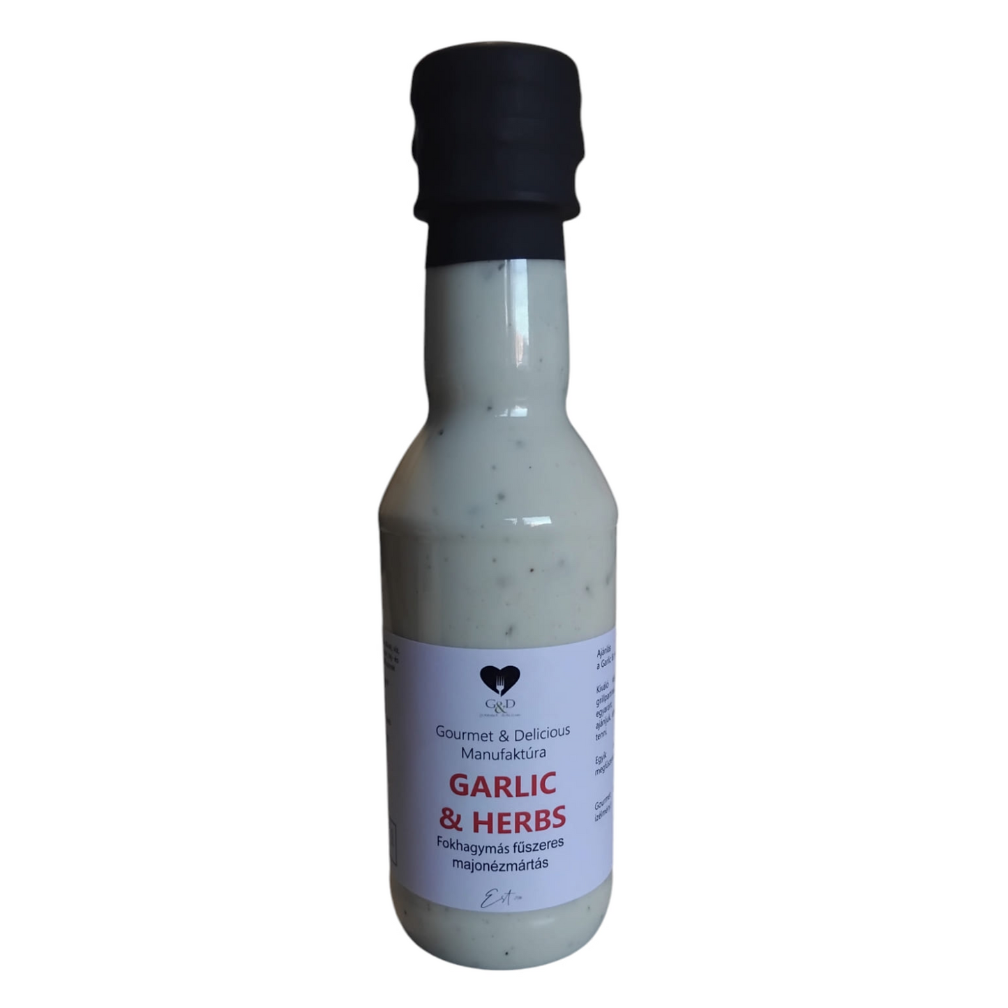 Garlic & Herbs zöldfűszeres szósz 200ml