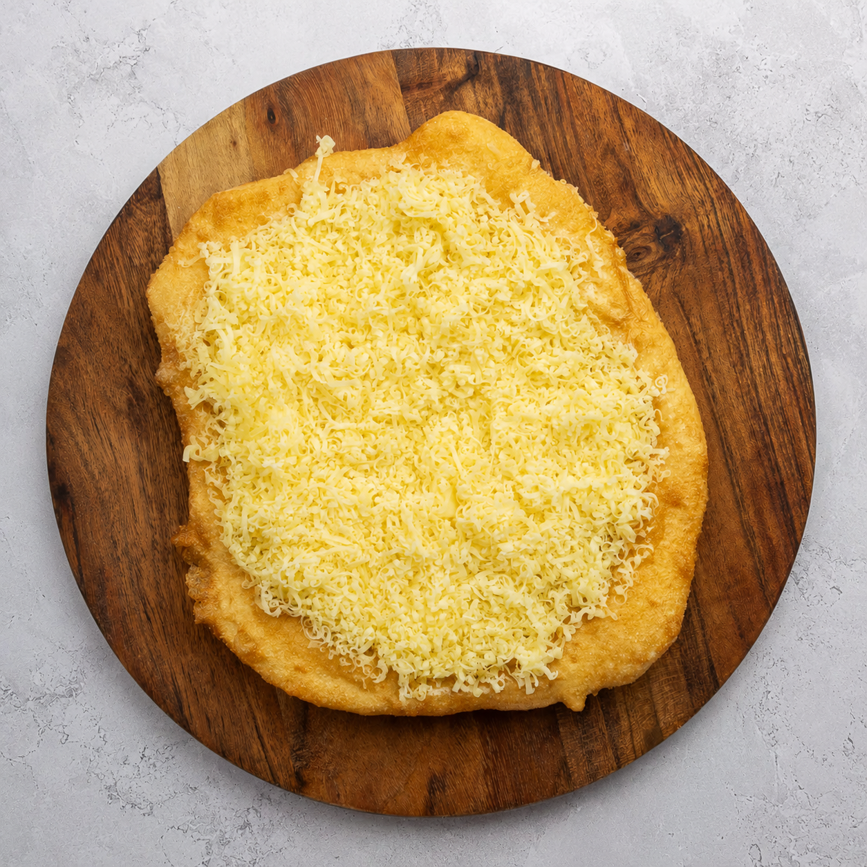 Füstöltsajtos lángos