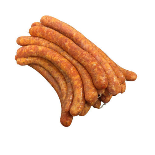 Grillkolbász sajtos ízesítésű