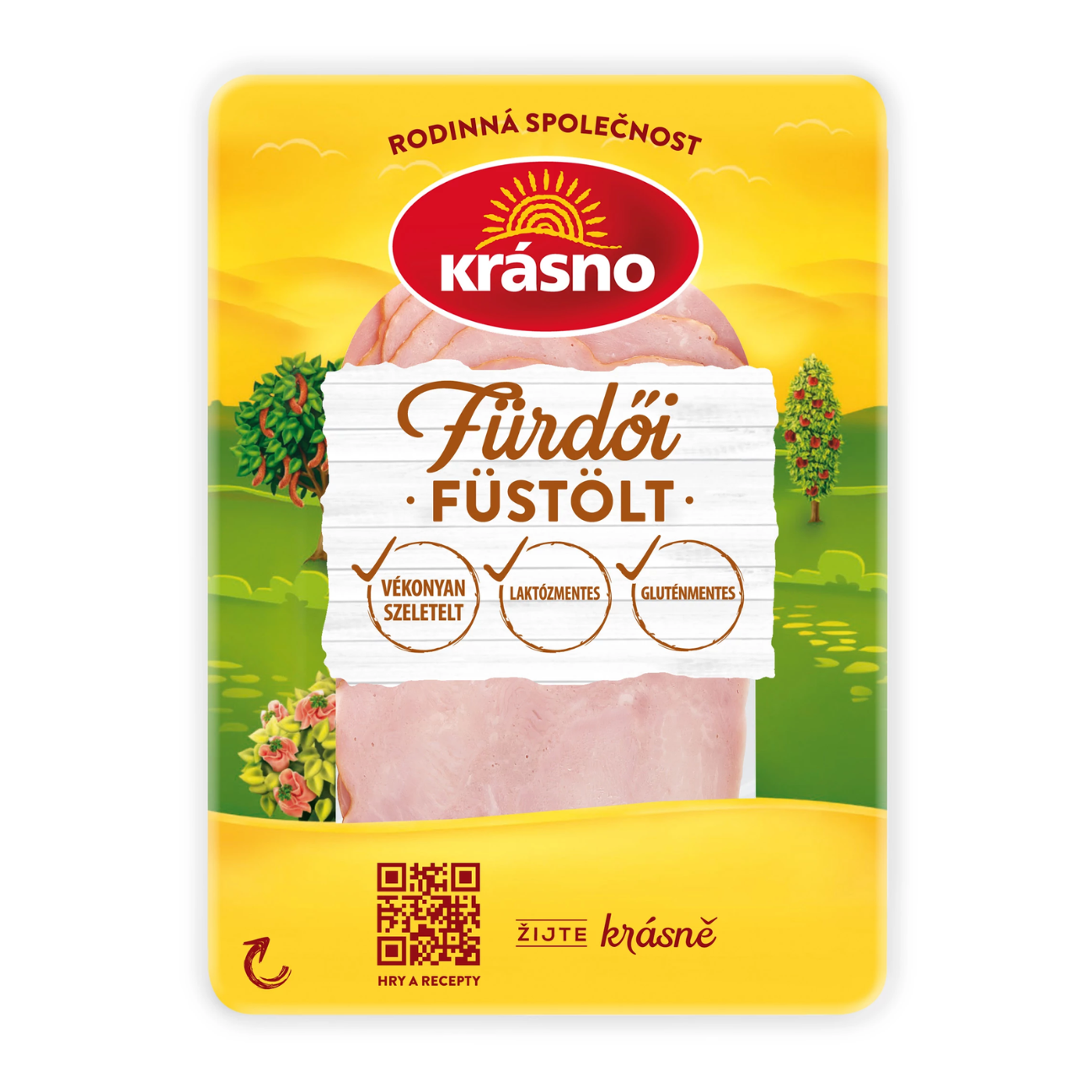 Krasno fürdői füstölt sonka 100g