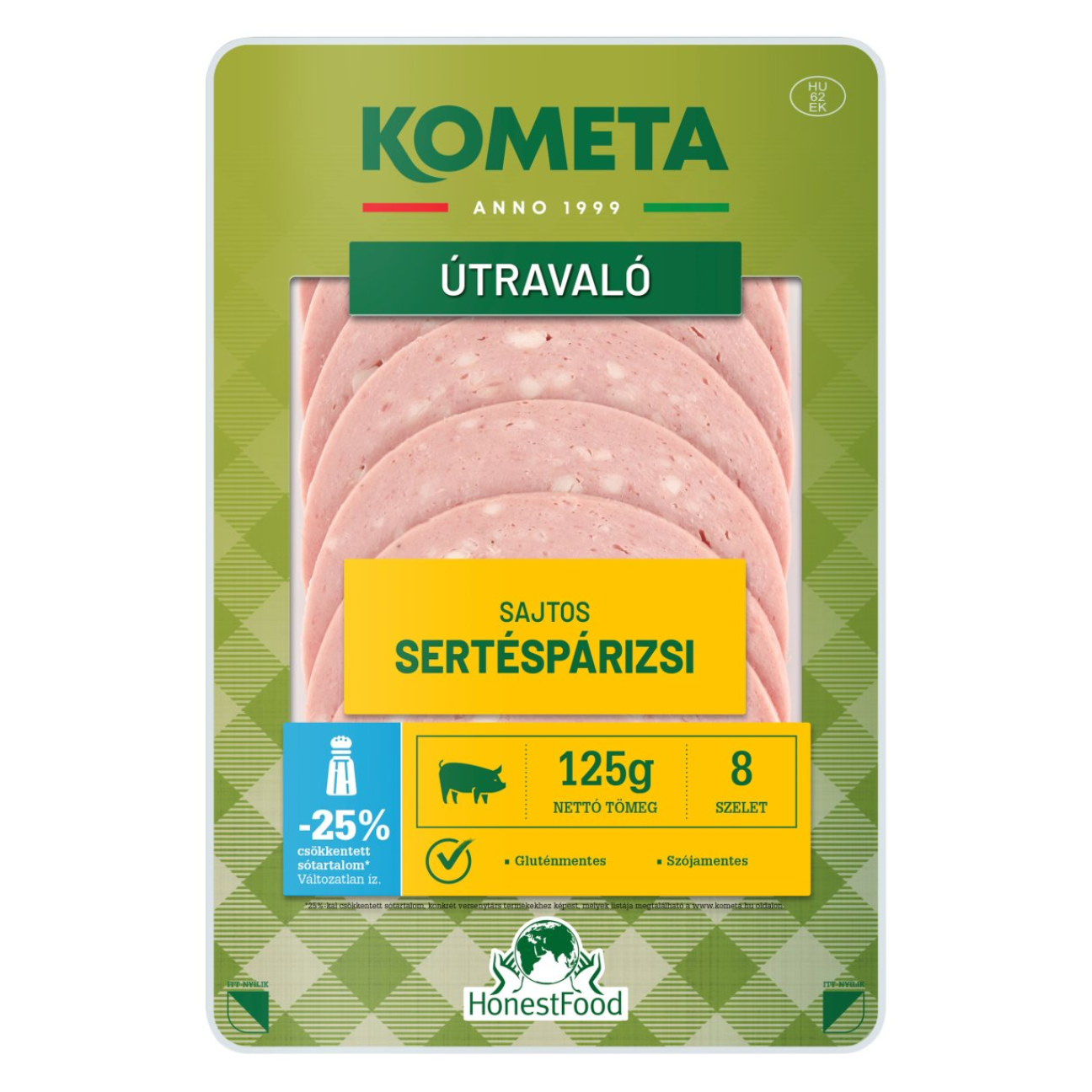 Kométa útravaló sajtos párizsi 125g
