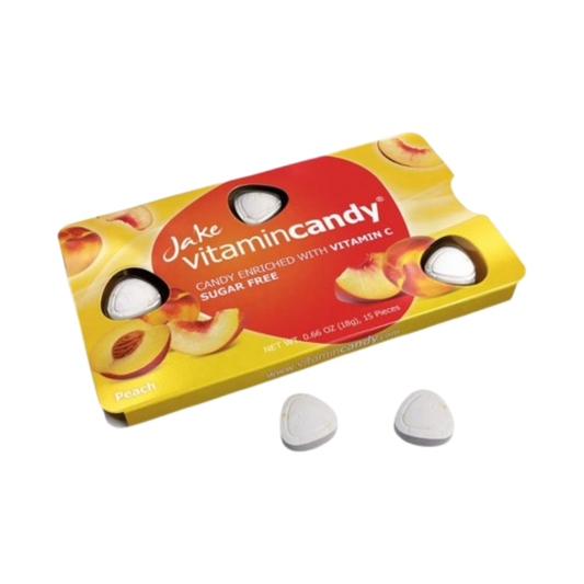 Jake Vitamincandy - Őszibarack ízű cukorka 18g