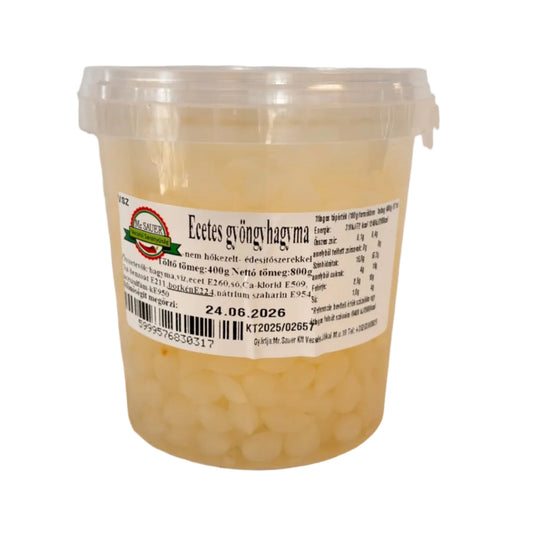 Ecetes gyöngyhagyma 400g