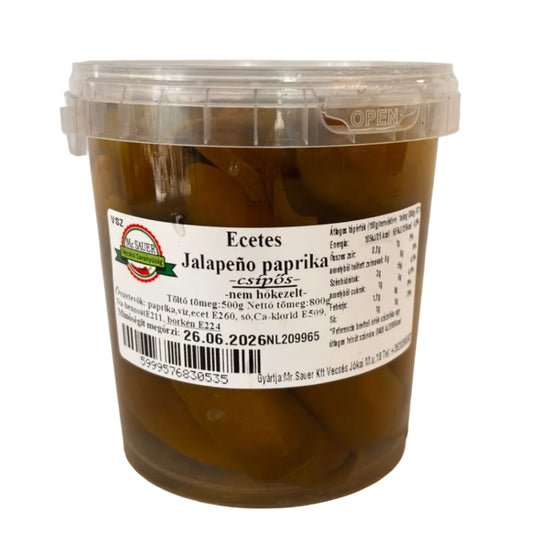 Ecetes jalapeno paprika 500g