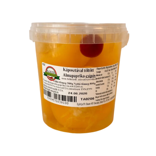 Káposztával töltött almapaprika csípős 500g