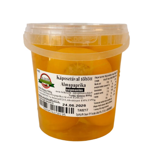 Káposztával töltött almapaprika édes 500g