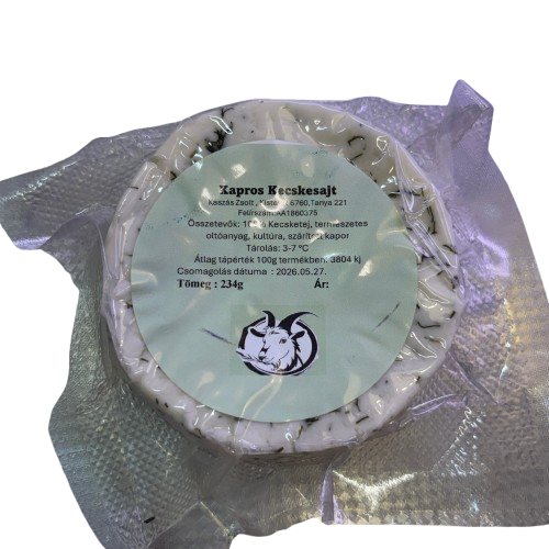 Kapros kecskesajt (1db ~350g)