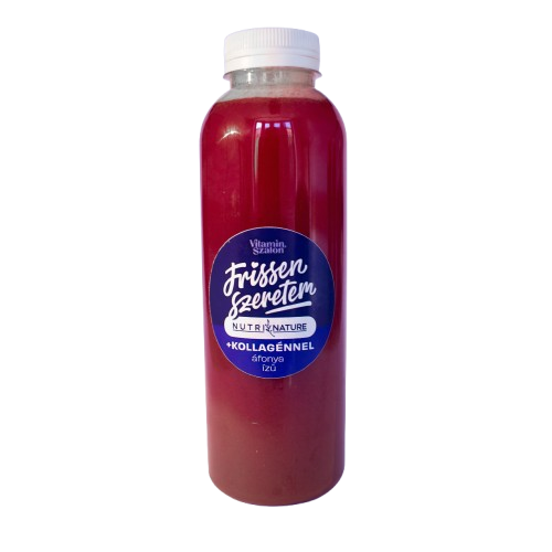 Vitamin bomba préslé áfonya ízű kollagénnel 0,5l