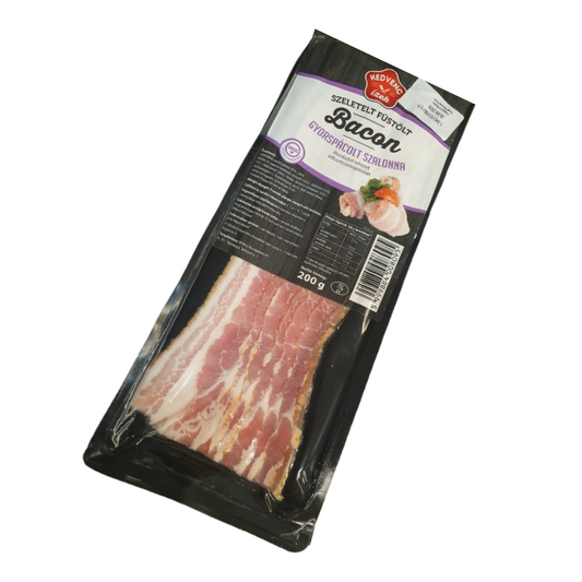 Szeletelt - füstölt bacon szalonna 200g