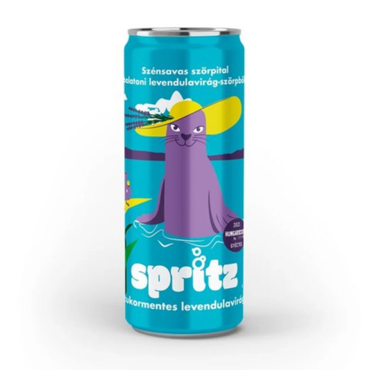 Spájz Levendulavirág ízű szénsavas szörpital, cukormentes 0,33l