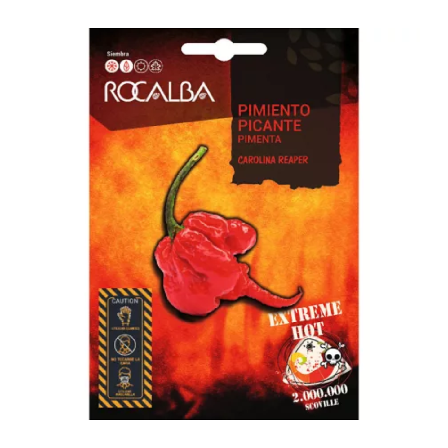 Carolina Reaper chili paprika vetőmag SP - 8szem