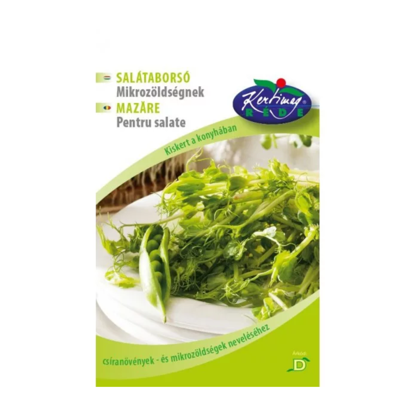 Salátaborsó csíramag mikrozöldségnek 60g
