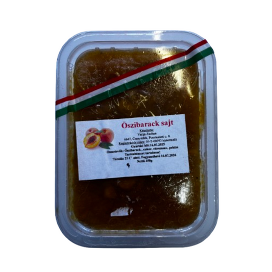 Őszibarackos gyümölcssajt 250g