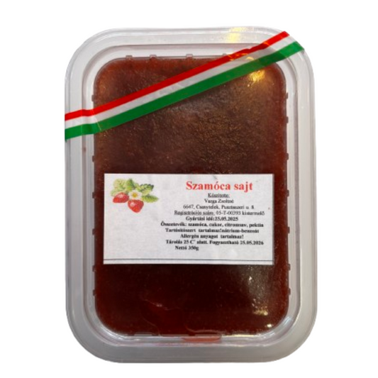 Szamócás gyümölcssajt 250g